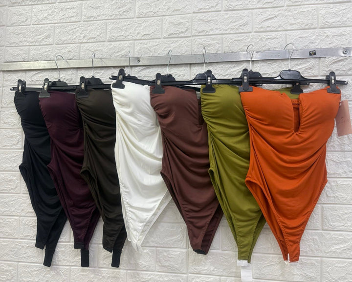 Body in lycra coppe preformate elasticizzato Nero Level Stores
