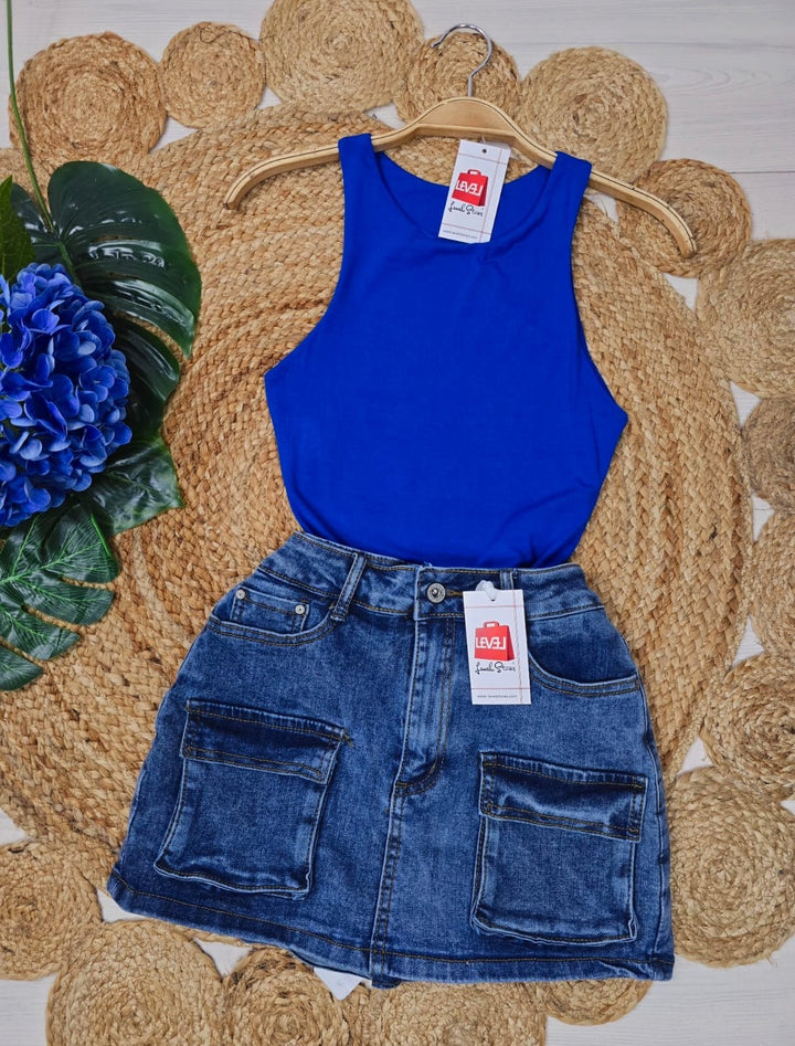 Body modello zara elasticizzato - Nero - Level Stores