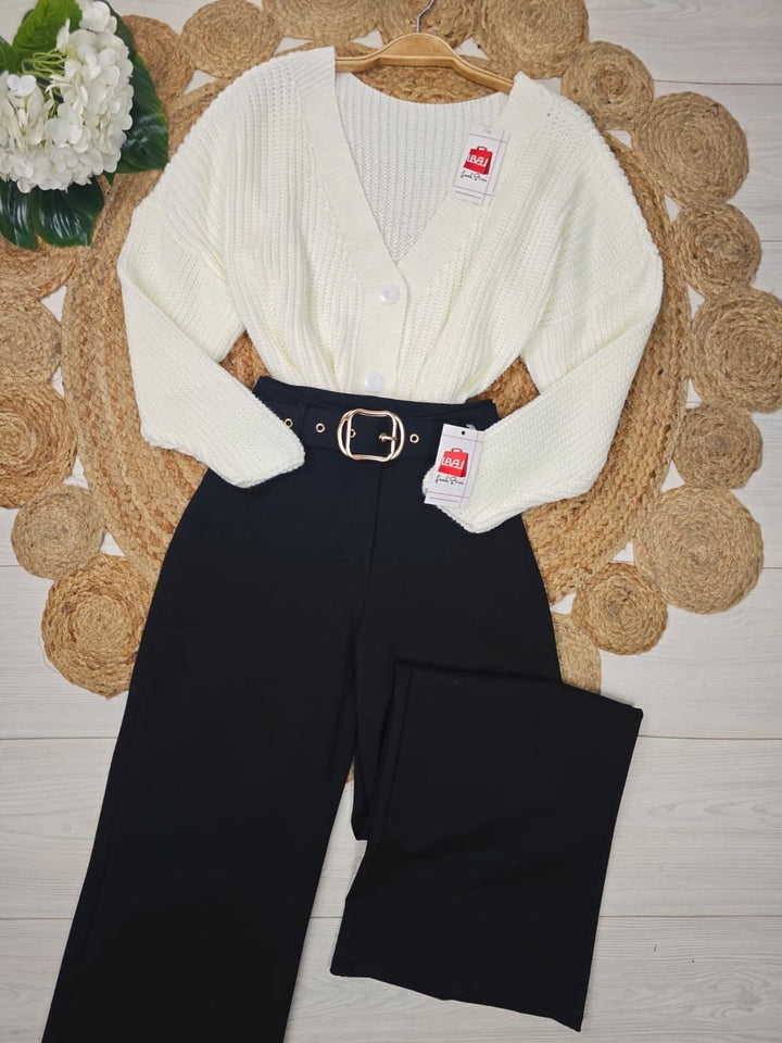 Cardigan in maglia Marrone Level Stores