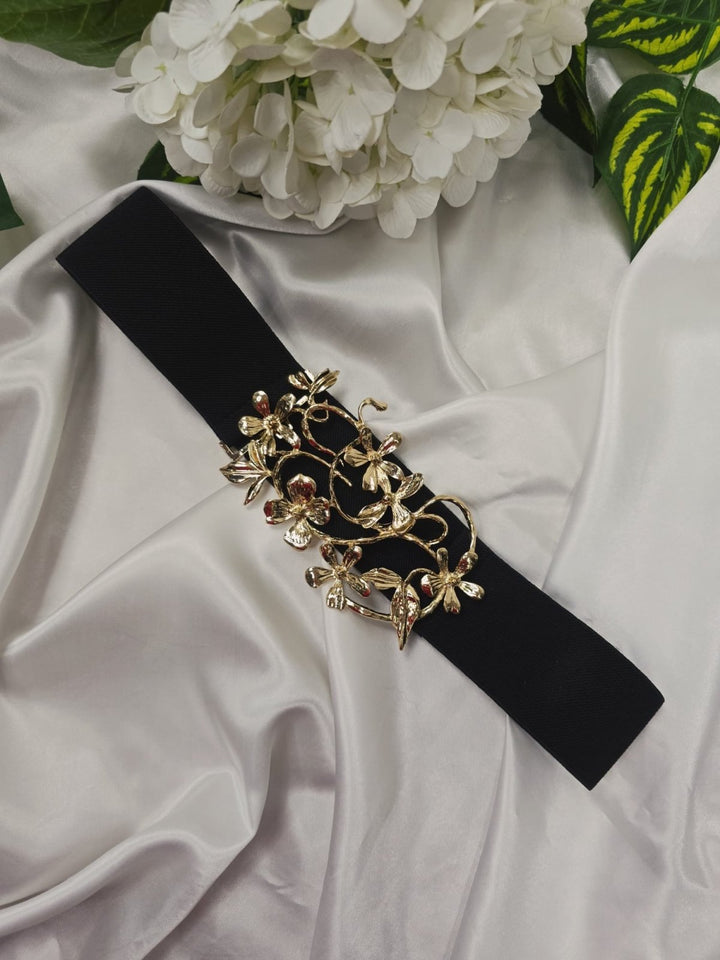 Cintura con fascia elastica&nbsp;Nero - Nero - Level Stores