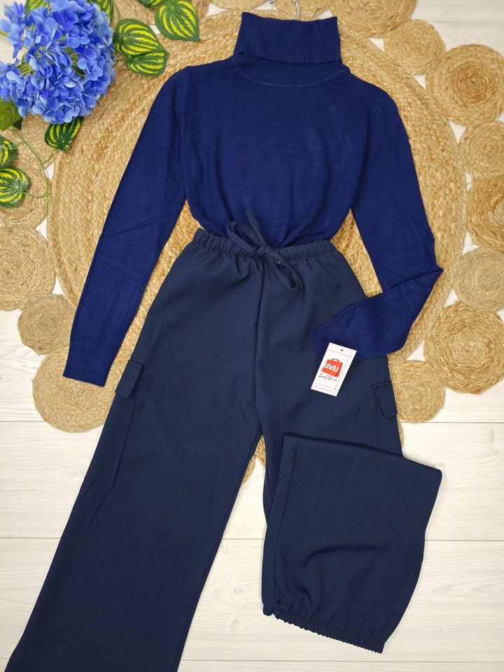 Dolcevita di maglione morbido Prugna Level Stores