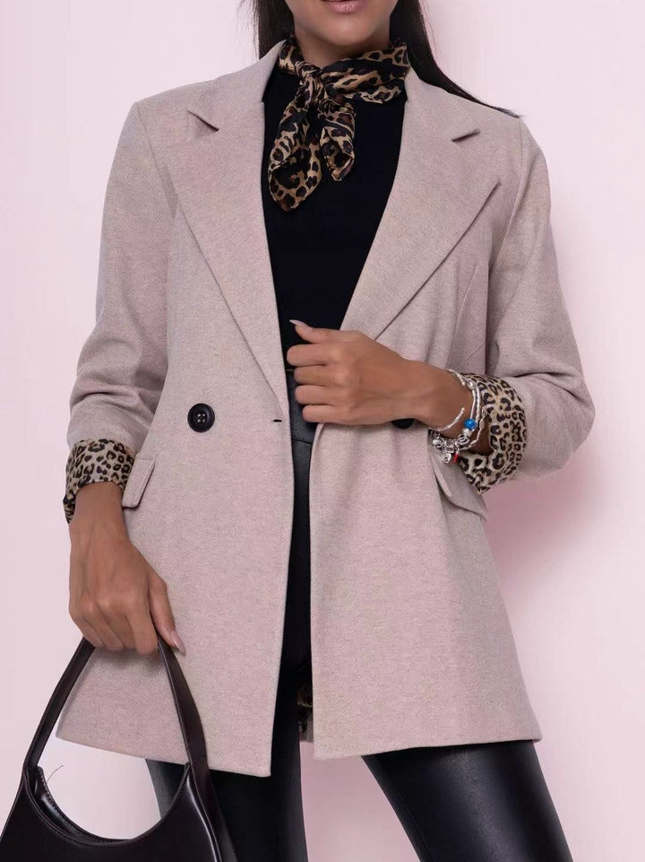 Giacca in panno fodera Bottoni Beige Level Stores