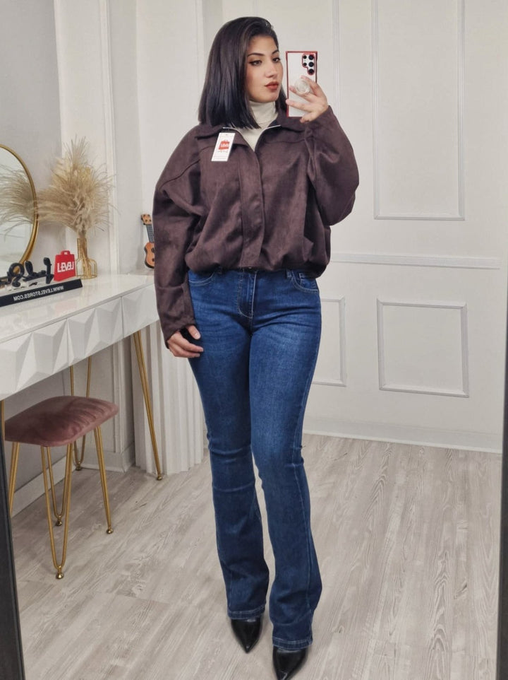 Jeans a zampa elasticizzato Jeans scuro Level Stores