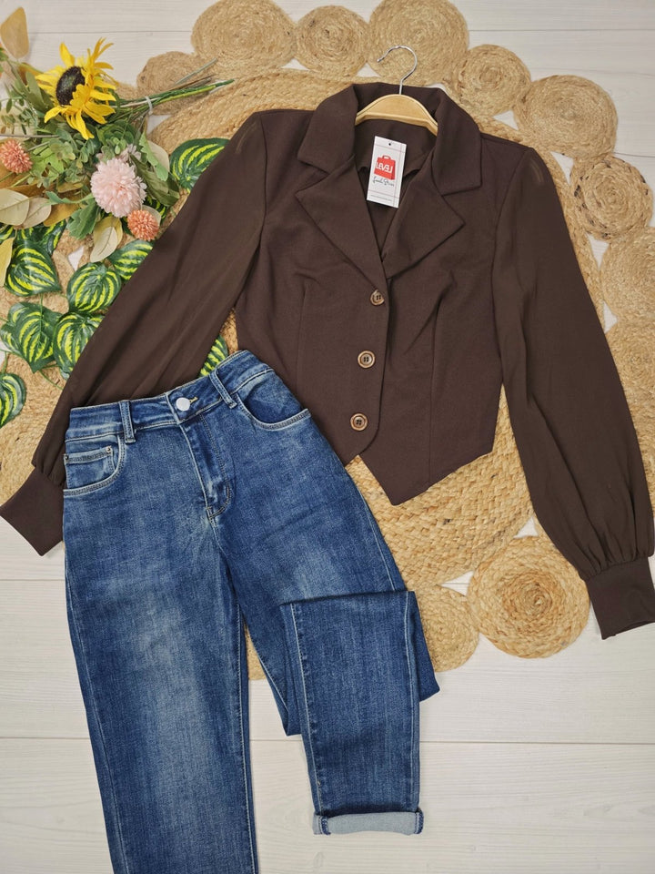 Jeans modello skinny elasticizzato Jeans scuro Level Stores