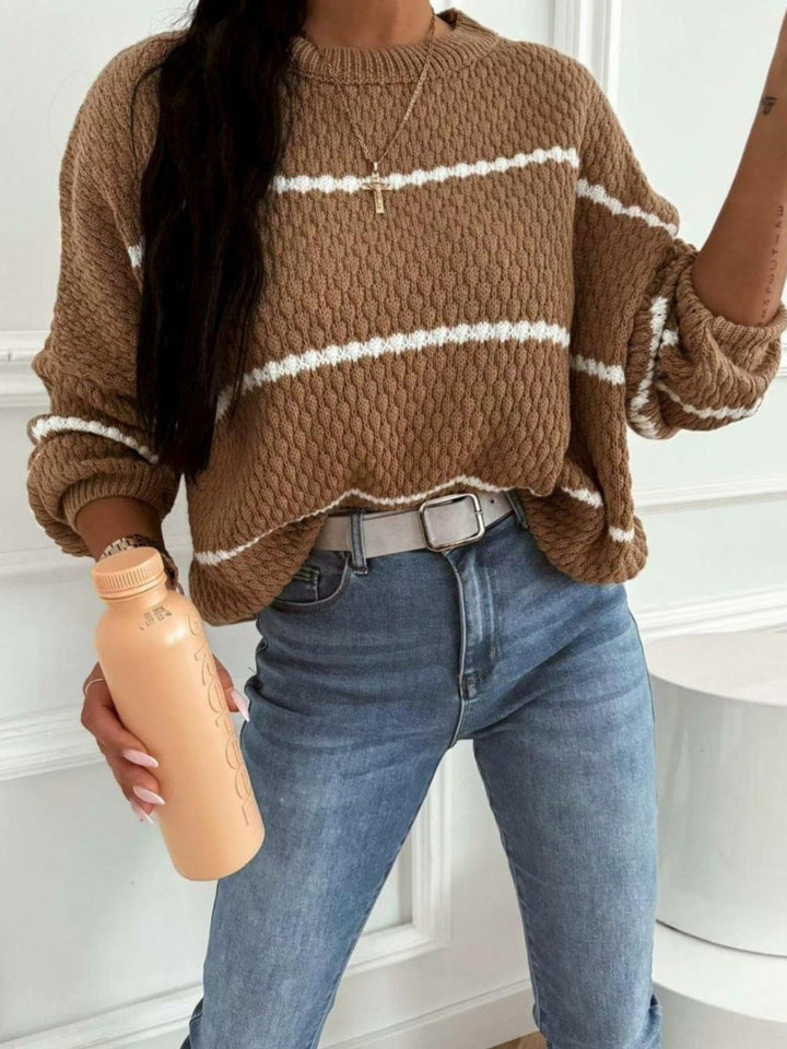 Max maglia con fantasia astratta morbido e caldo Csmel Level Stores