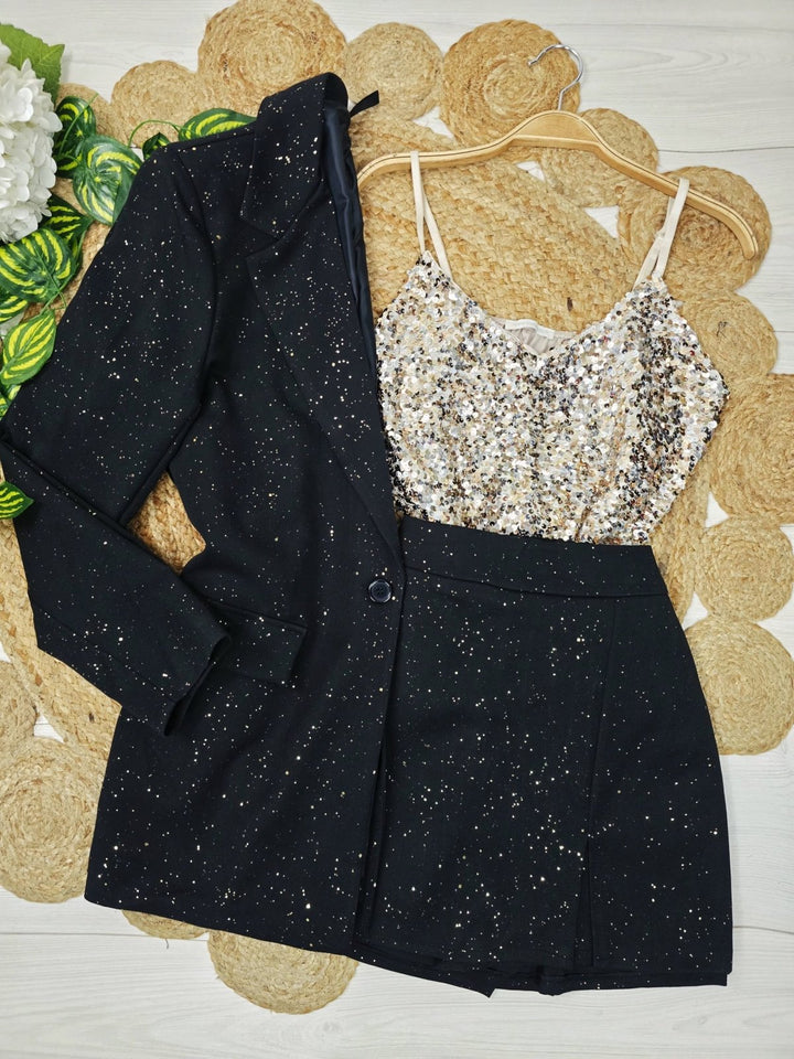 Pantagonna in lurex elasticizzato Bordo Level Stores