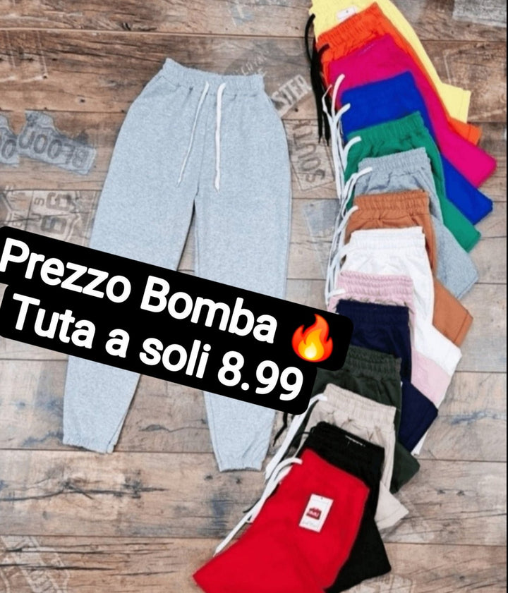 Pantalone ginnico di caldo cotone（New） - Arancione - Level Stores