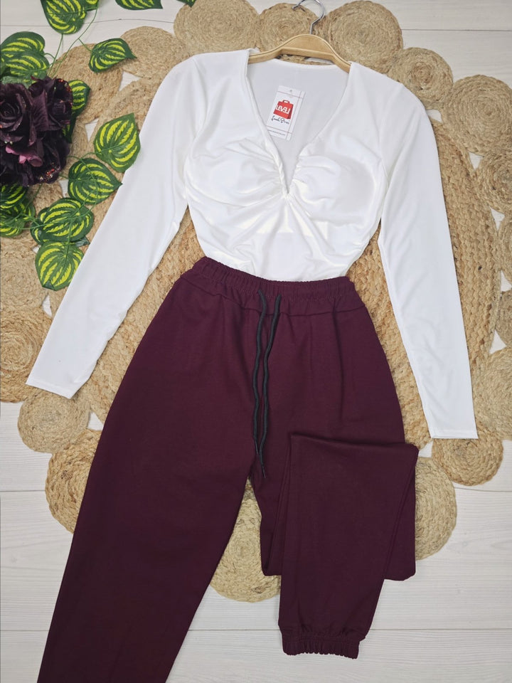 Pantalone ginnico di cotone Sportivo Casual（New） Bordo Level Stores