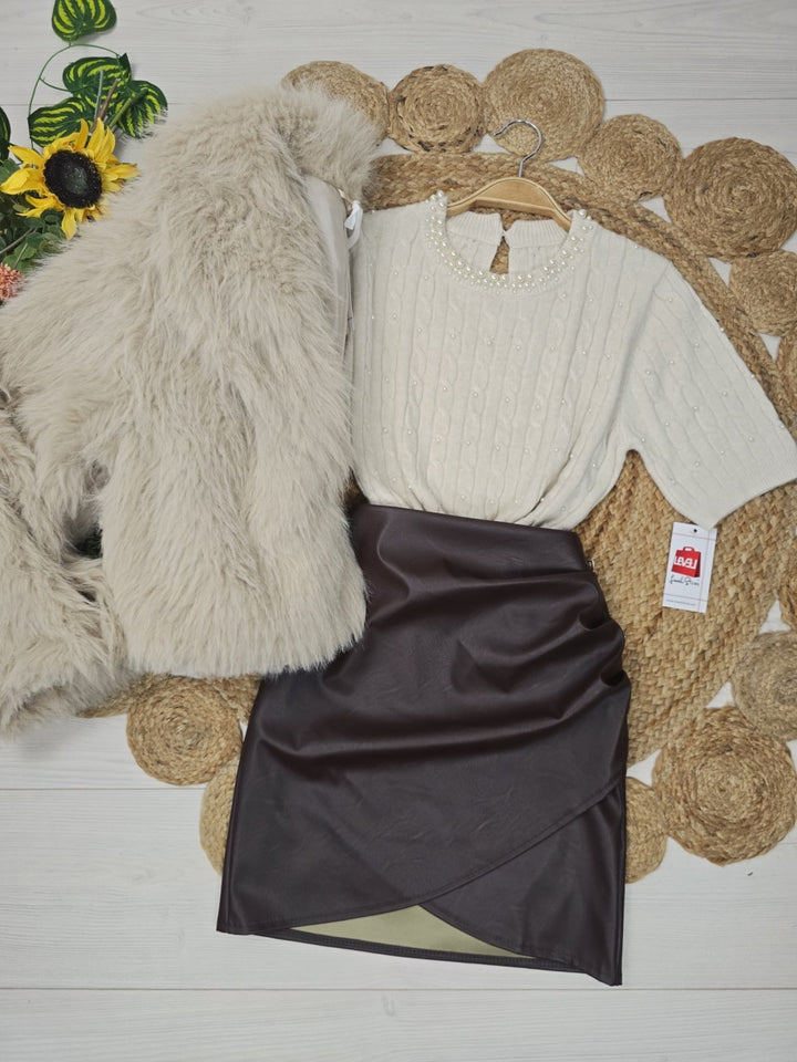 Pelliccia dal tessuto morbido e caldo Bordo Level Stores