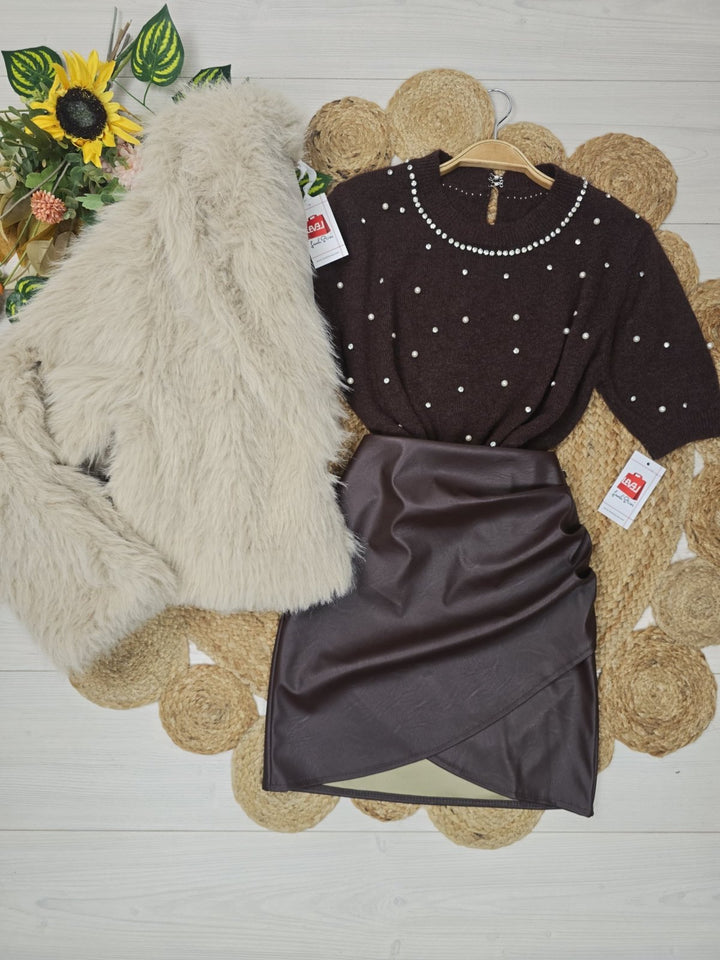 Pelliccia dal tessuto morbido e caldo Bordo Level Stores