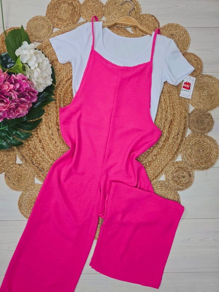 Salopette in due pezzi - Fucsia - Level Stores