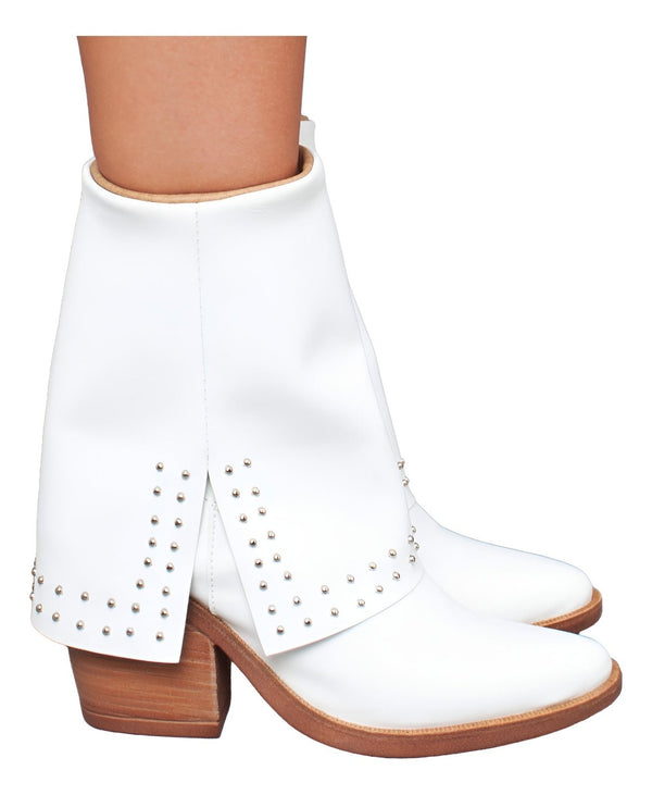 Stivali bianchi in ecopelle Bianco Level Stores