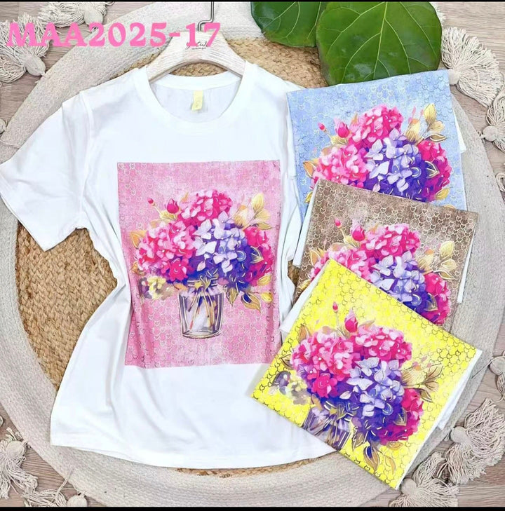 T-shirt con stampa - Fucsia - Level Stores