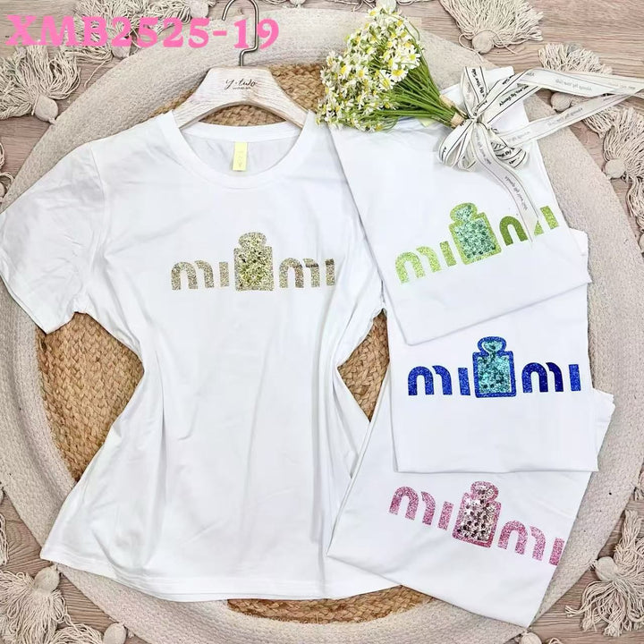 T-shirt con stampa - Oro - Level Stores