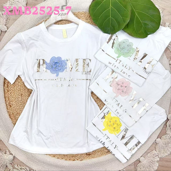 T-shirt con stampa - Blu - Level Stores