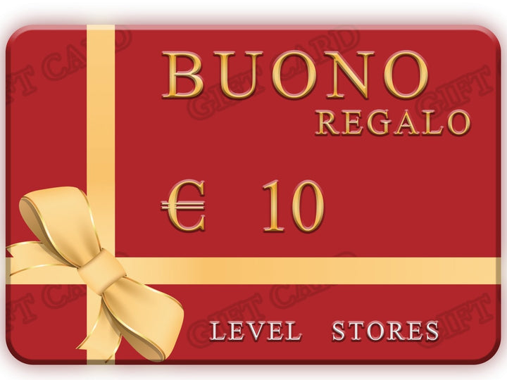 Buono Regalo Level🎁 - €10.00 - Level Stores