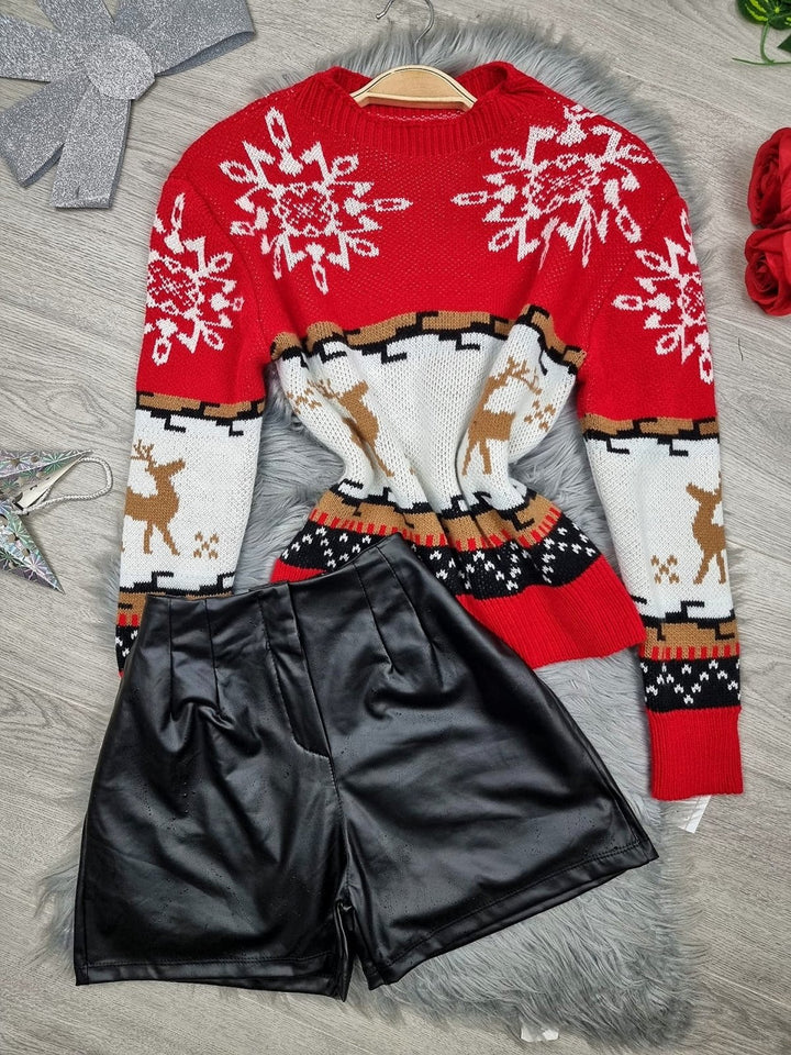 Maglione natalizio - Rosso - Level Stores