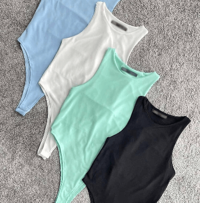 Body in lycra, - Nero - Level Stores