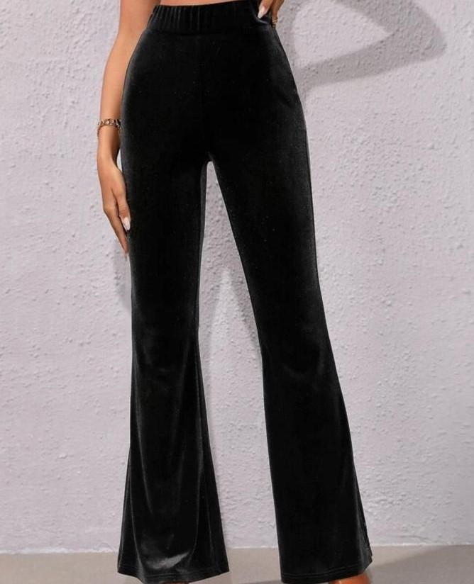 Pantalone in ciniglia - Nero - Level Stores