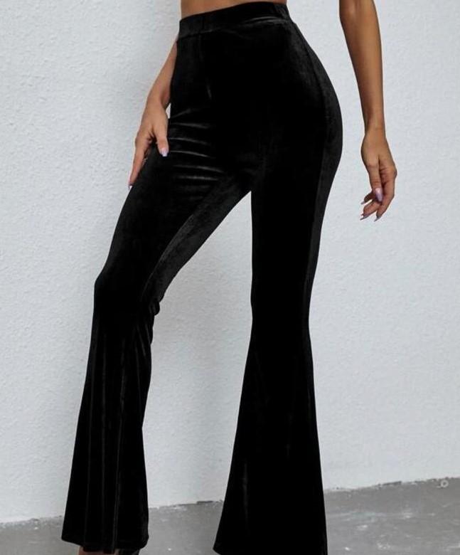 Pantalone in ciniglia - Nero - Level Stores