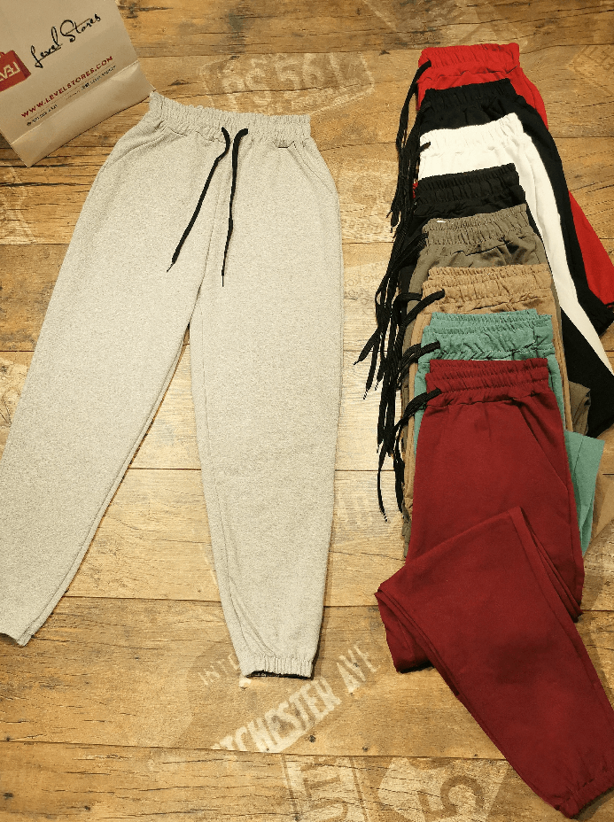 Pantalone ginnico Felpato - Nero felpato - Level Stores