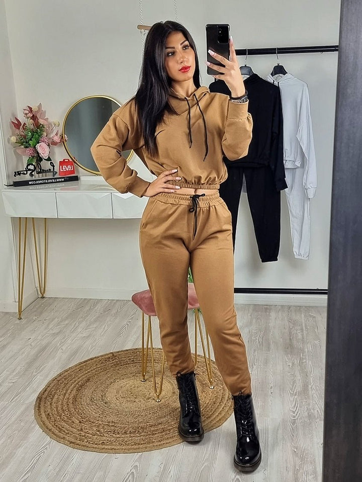 Completo tuta felpa - pantalone - Nero - Level Stores