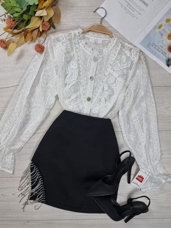 Gonna in strass - Nero - Level Stores