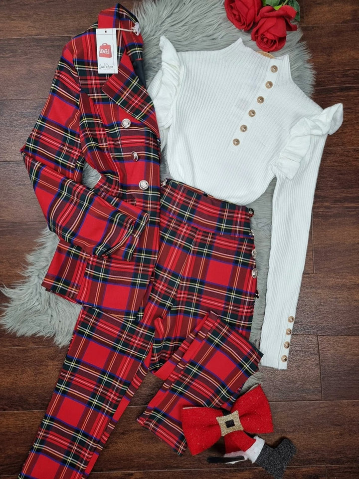 Maglione a costine bottoni - Fucsia - Level Stores