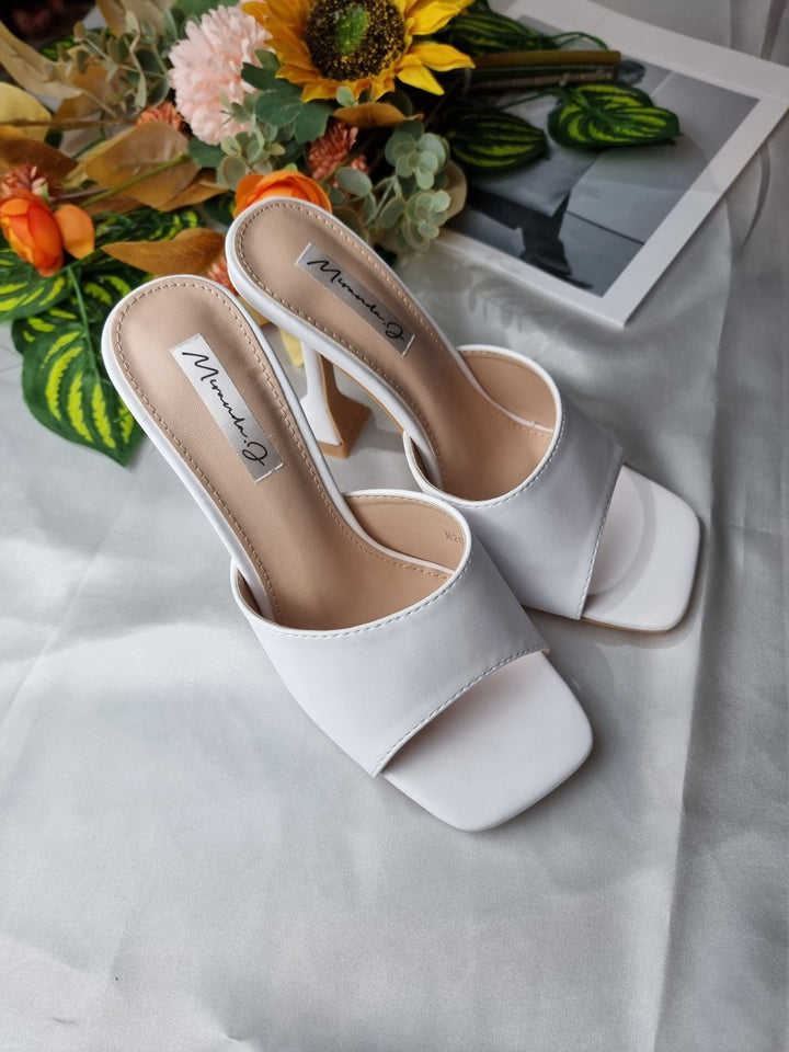 Sandalo in ecopelle Bianco 38 - Bianco - Level Stores