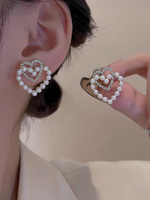 Orecchini con perla - Oro - Level Stores