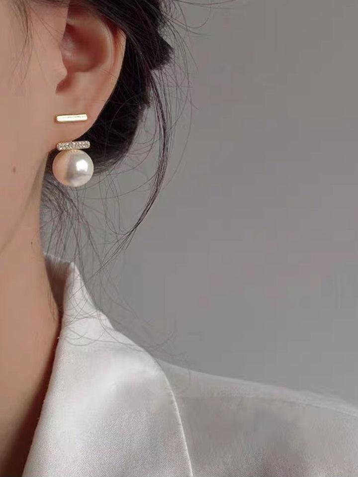 Orecchini con perla - Oro - Level Stores