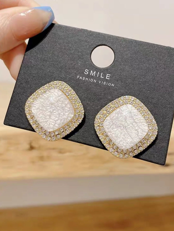 Orecchini in strass - Oro - Level Stores
