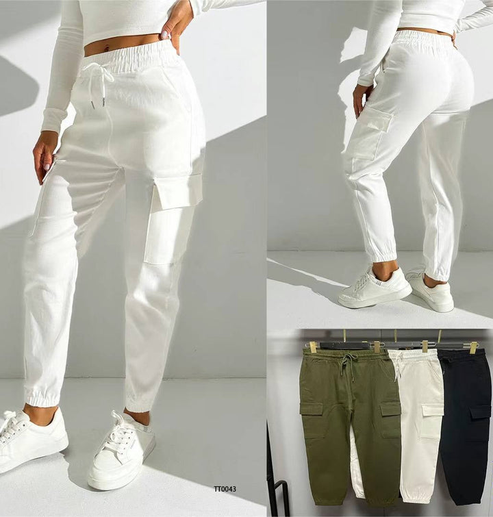 Pantalone cargo - Nero - Level Stores