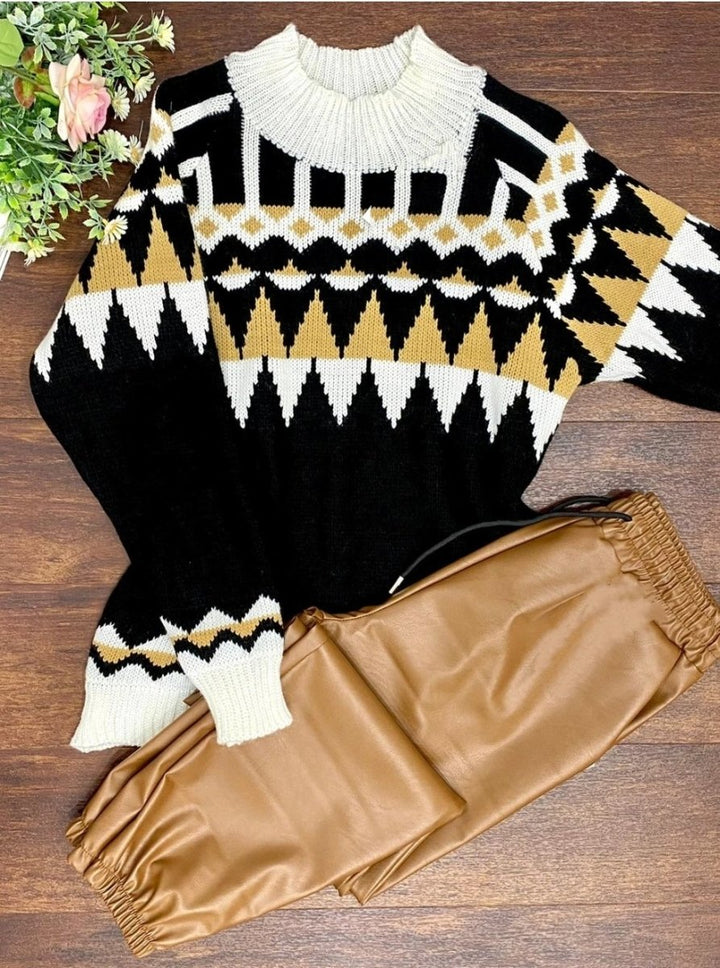 Pantalone in ecopelle - Oro - Level Stores
