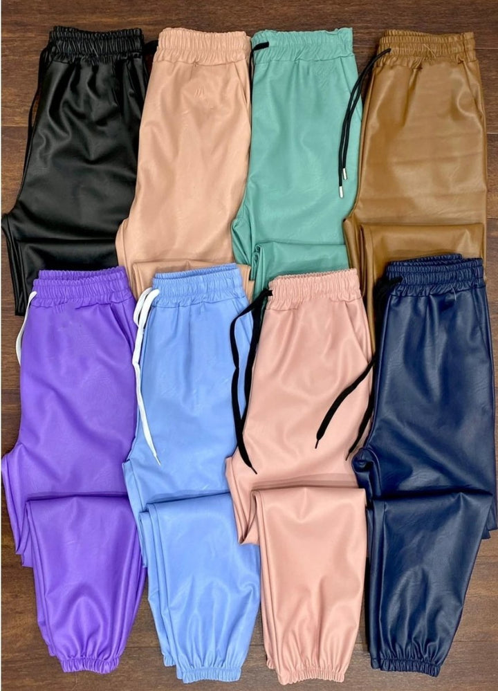 Pantalone in ecopelle - Oro - Level Stores