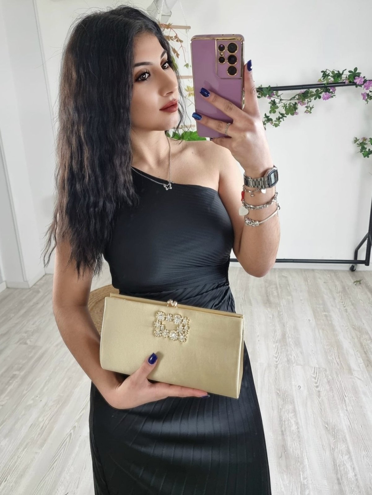 Pochette da donna in raso plissettata con fiocco per matrimonio, ballo di fine anno, con tracolla a catena rimovibile, per matrimoni, cocktail e feste (blu reale), Blu reale Pochette da donna in raso plissettata con fiocco per matrimonio, ballo di fine anno, con tracolla a catena rimovibile, per matrimoni, cocktail e feste (blu reale), Blu reale