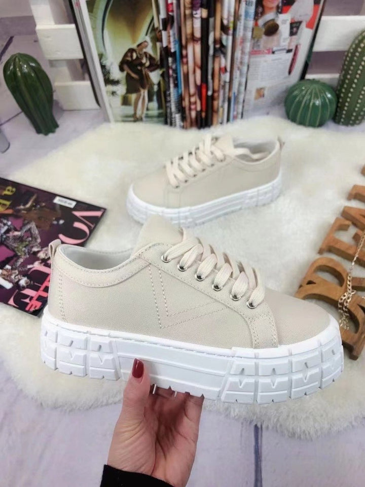 Sneakers beige 41 - Beige - Level Stores