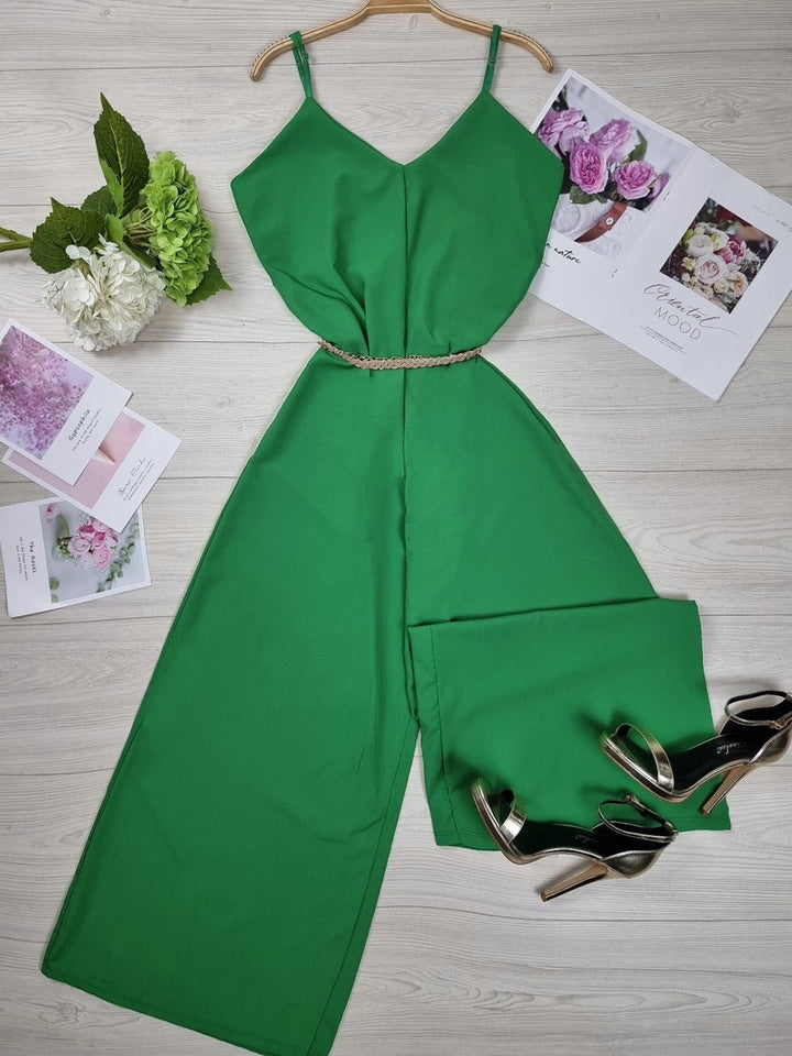 Tuta in tinta unita - Verde - Level Stores